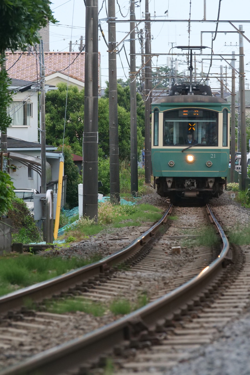 江ノ島電鉄 極楽寺検車区 20形 21F