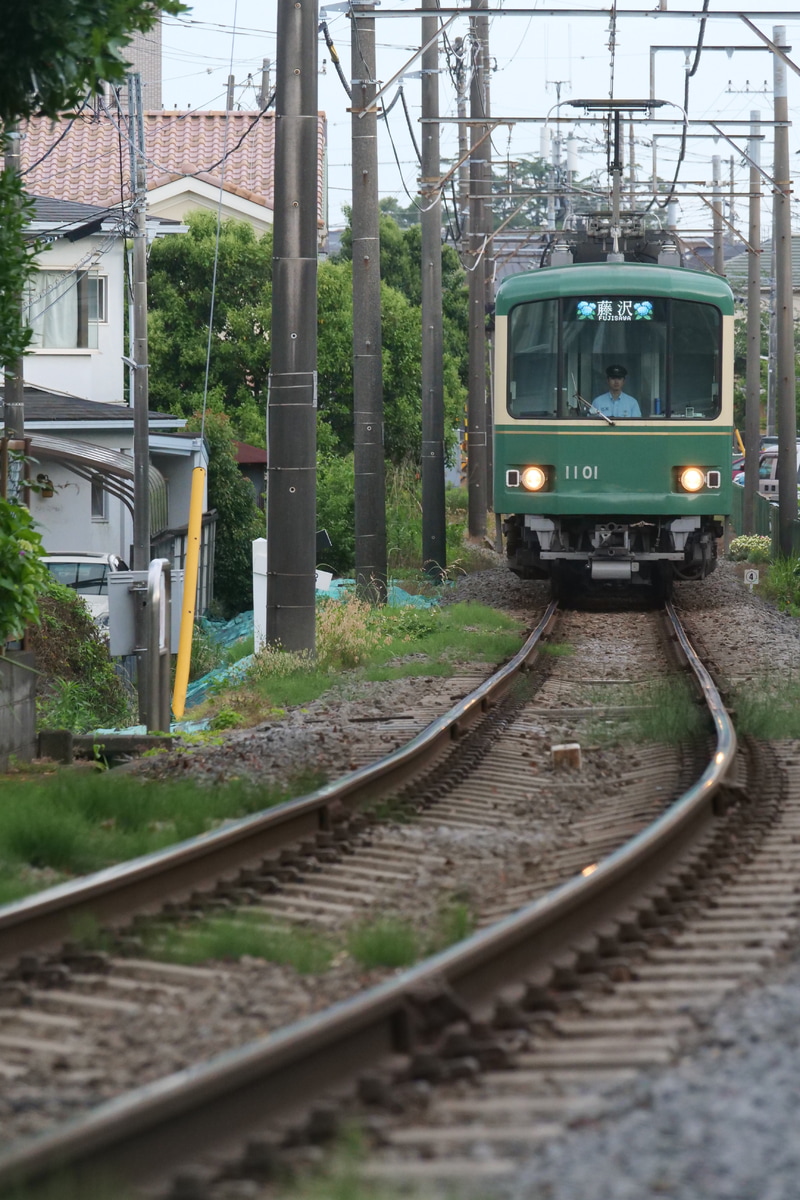 江ノ島電鉄 極楽寺検車区 1000形 1101F