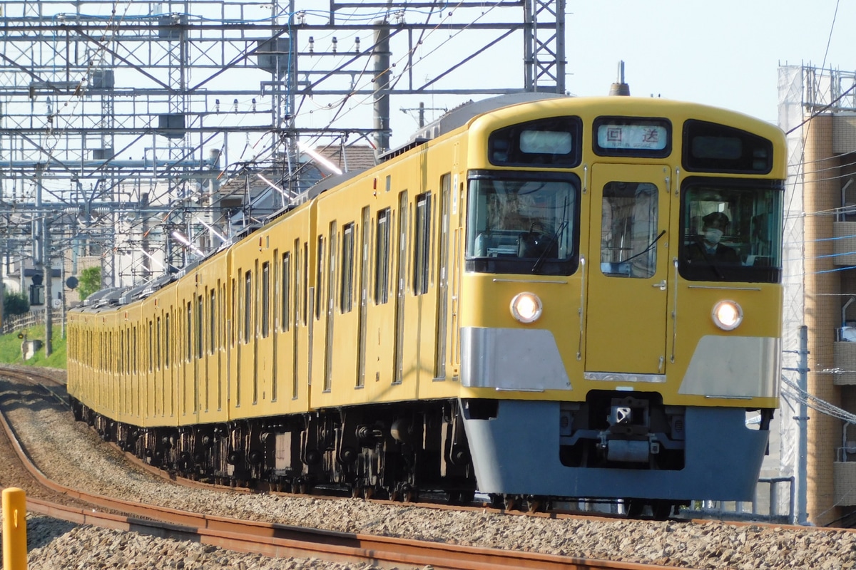 西武鉄道 武蔵丘車両基地 2000系 2063F