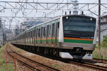 JR東日本E233系U219編成を大船～藤沢間で撮影した画像