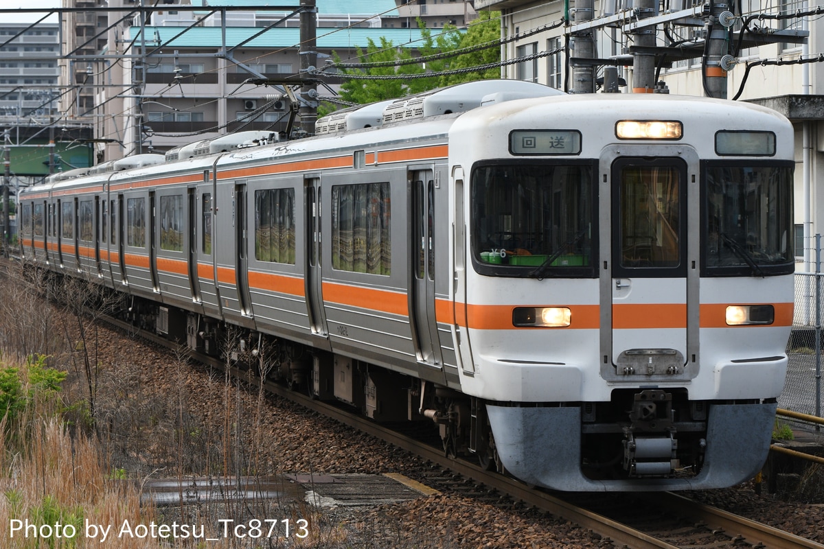JR東海 大垣車両区 313系 カキY6編成