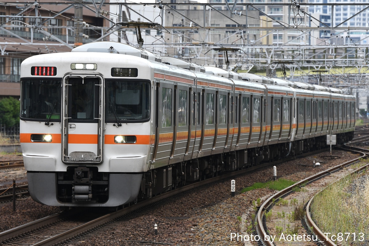 JR東海 大垣車両区 313系 カキJ4編成