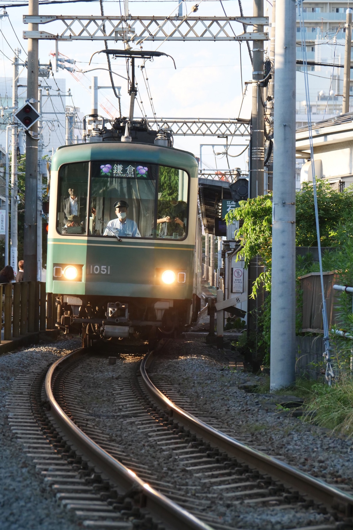 江ノ島電鉄 極楽寺検車区 1000形 1001F