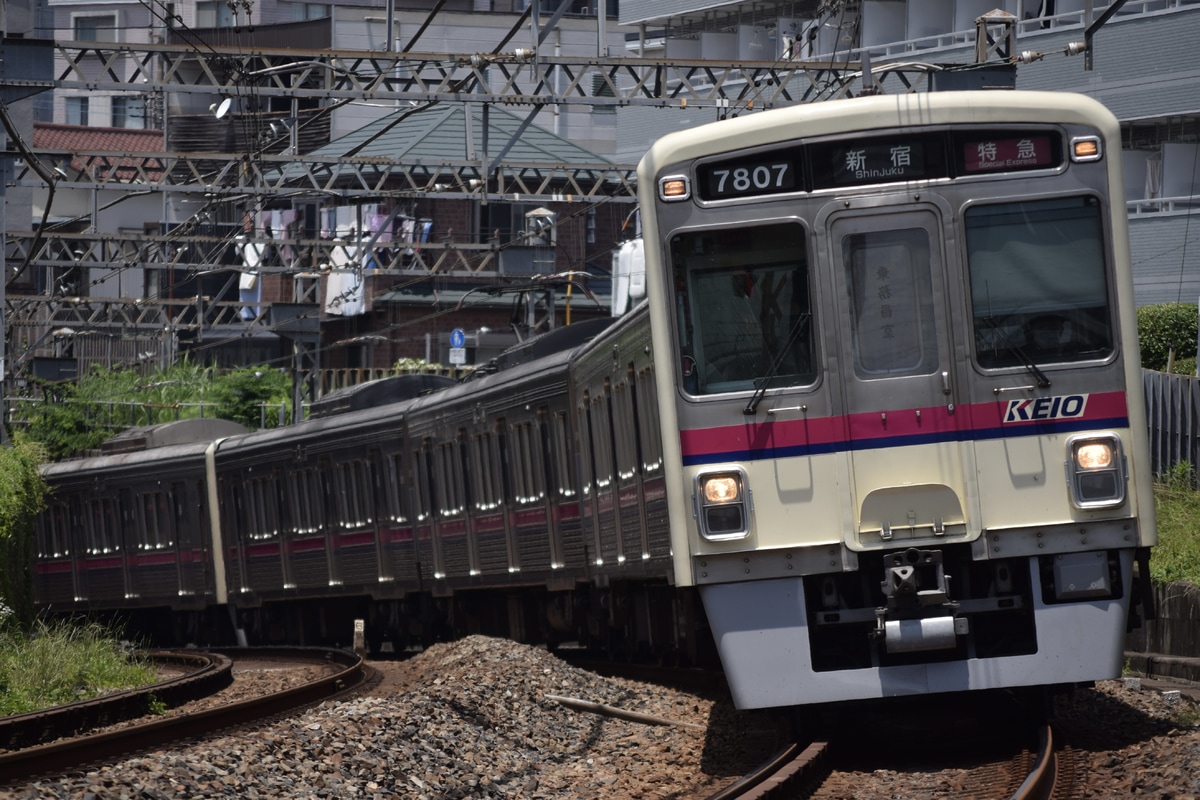 京王電鉄 若葉台検車区 7000系 7807F