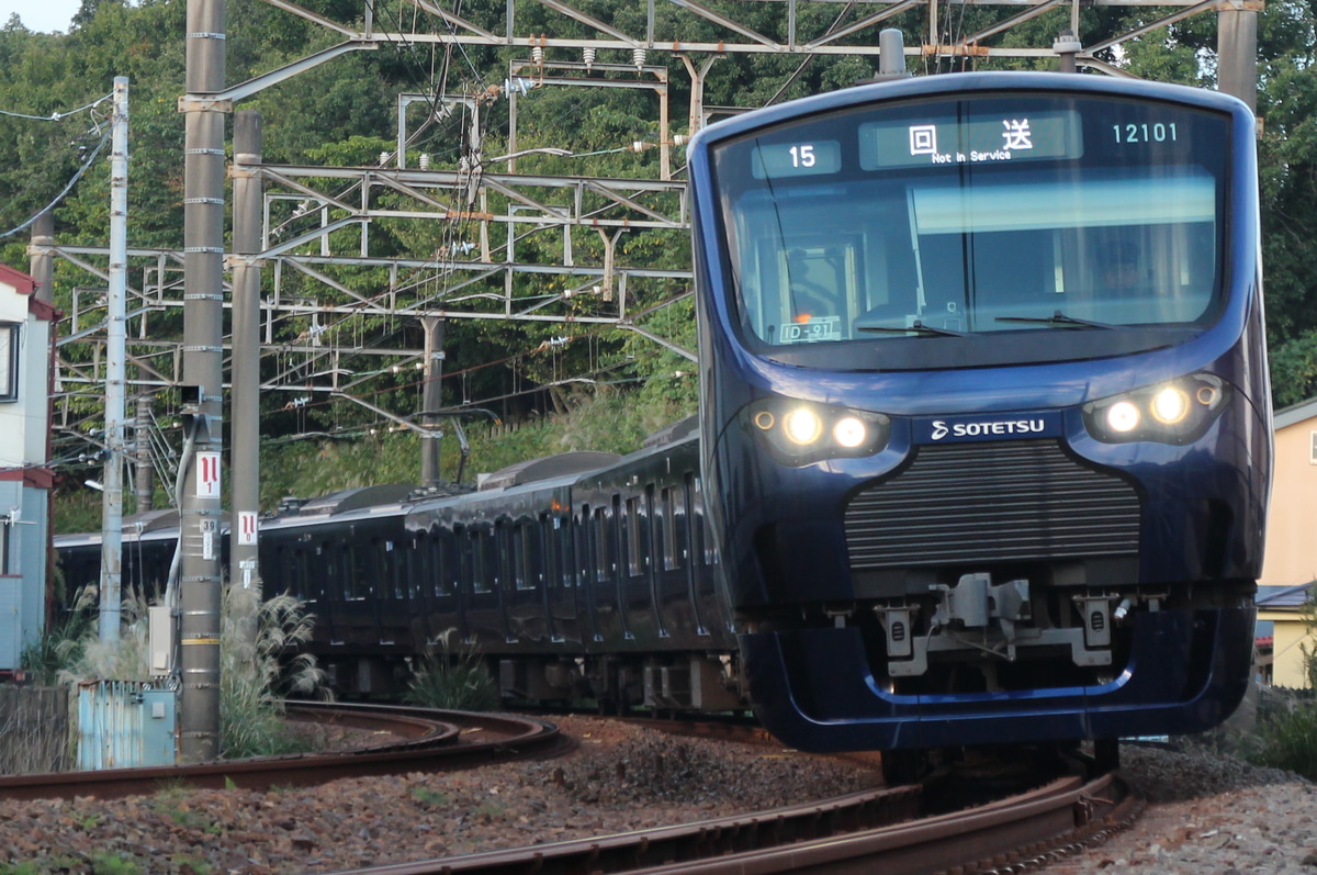 相模鉄道 かしわ台車両センター 12000系 12101f
