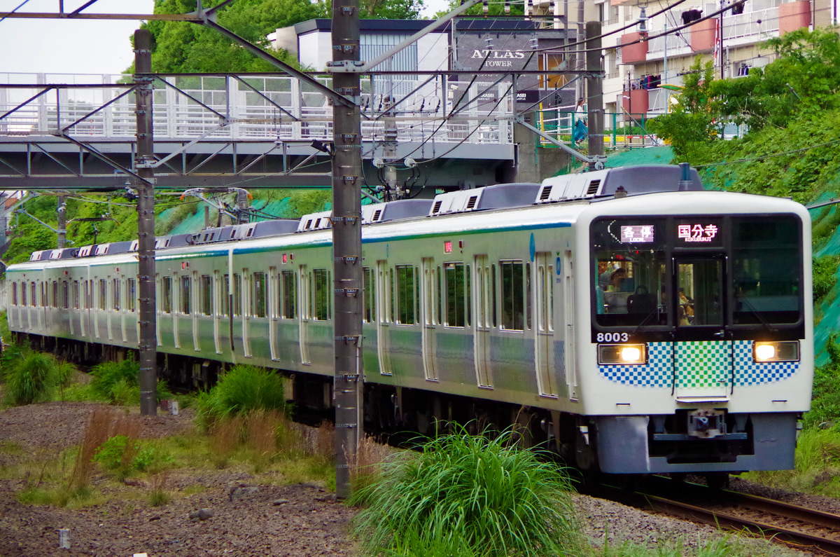 西武鉄道 玉川上水車両基地 8000系 8103F