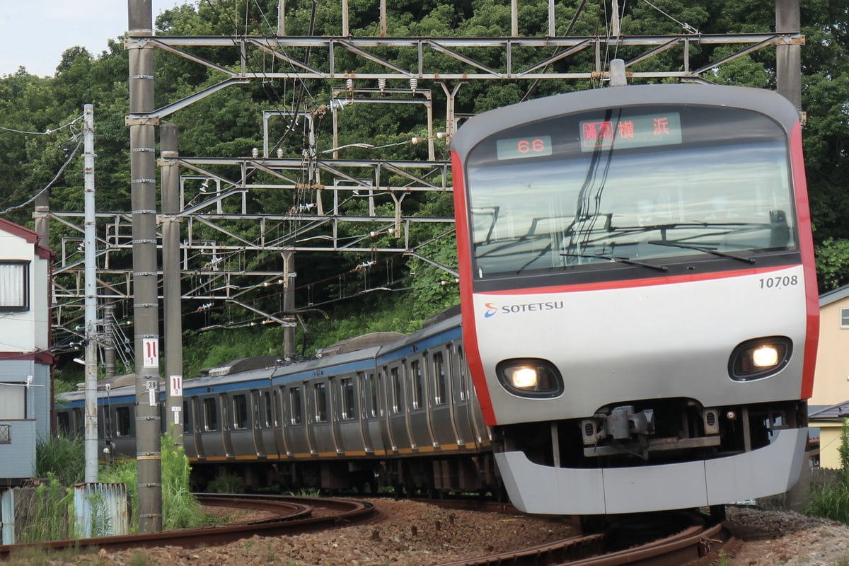 相模鉄道 かしわ台車両センター 10000系 10708f