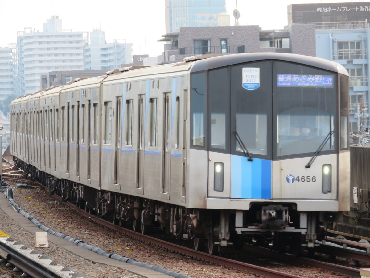 横浜市交通局 上永谷検車区 4000形 4651F