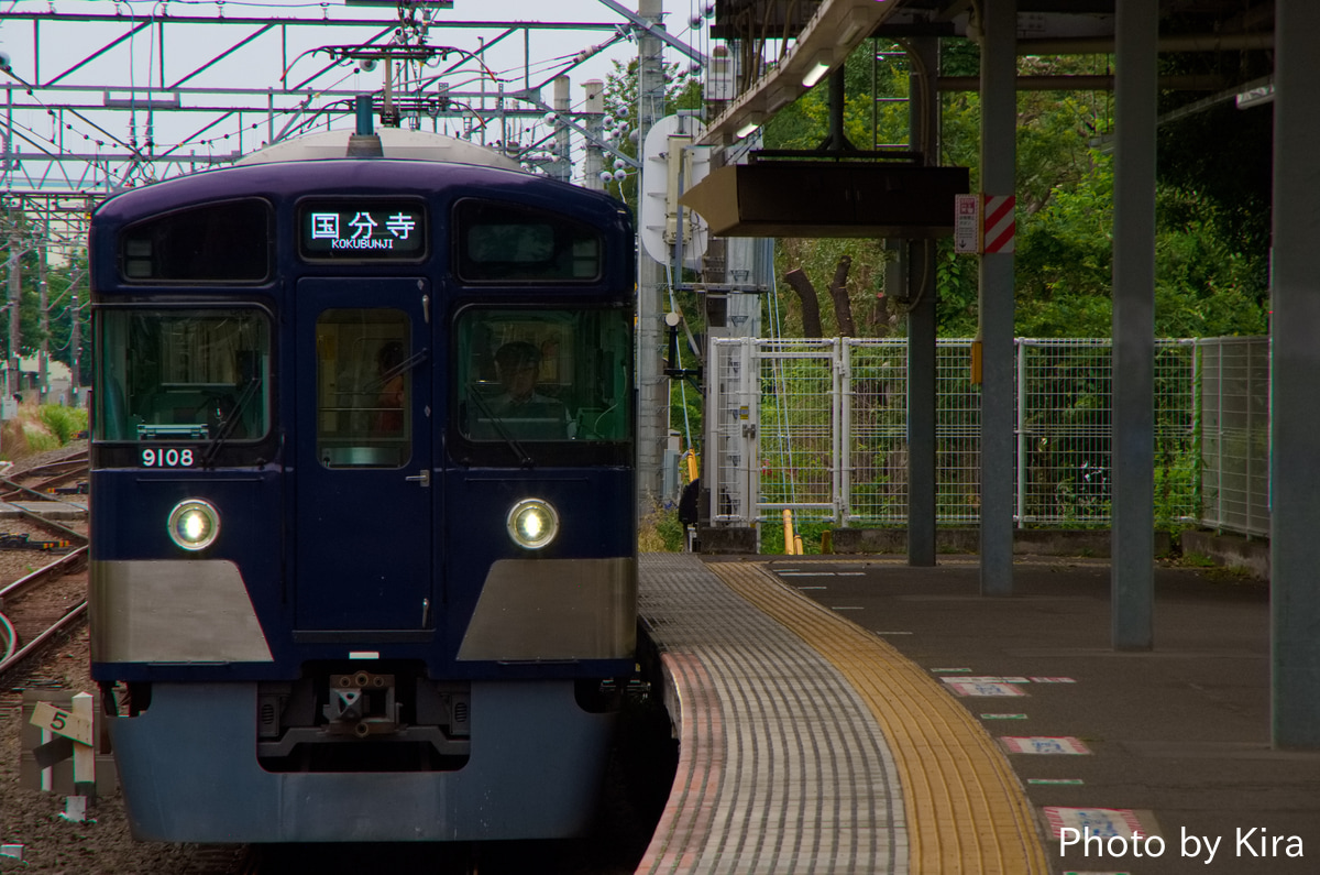西武鉄道 玉川上水車両基地 9000系 9108F