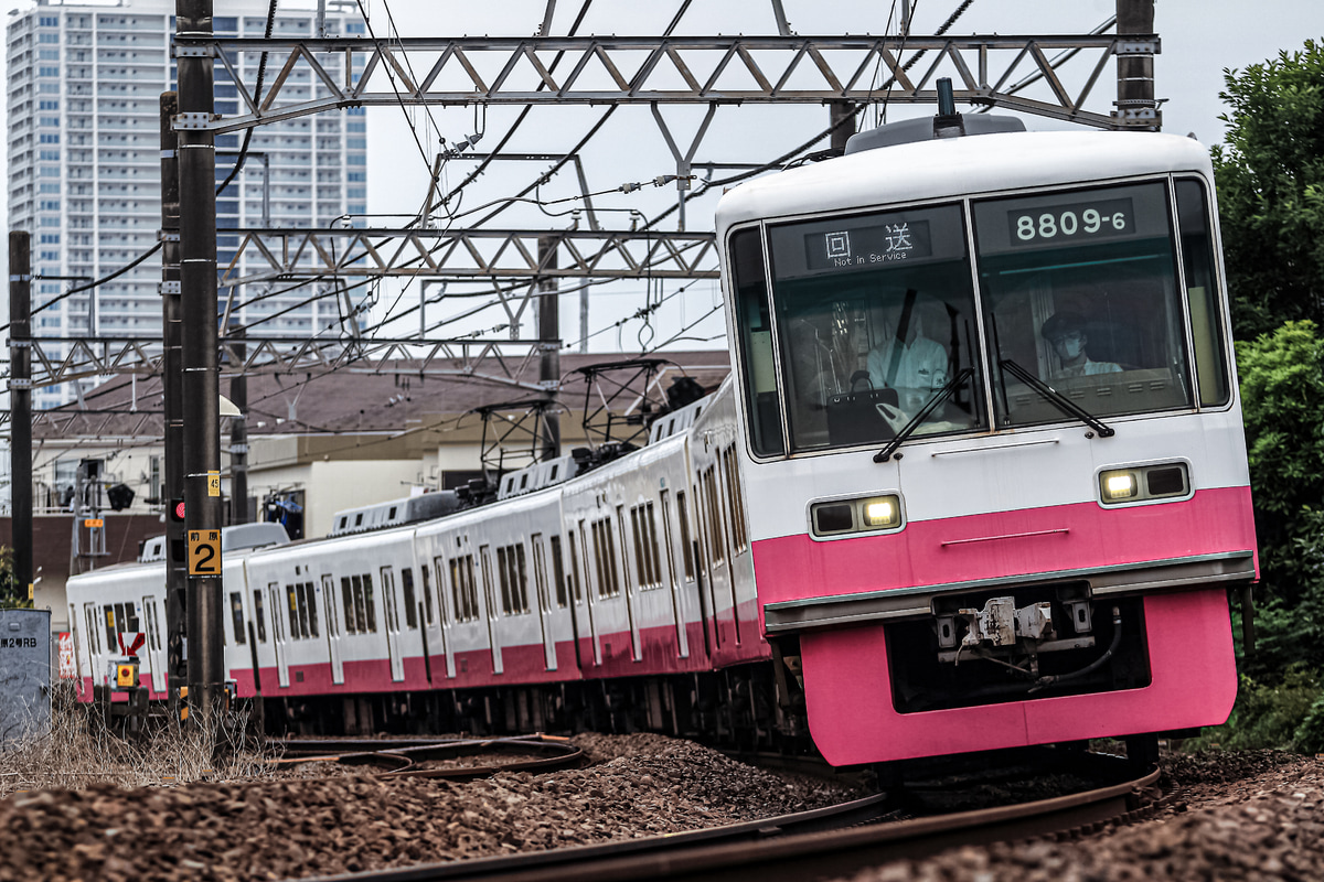 京成電鉄 くぬぎ山車両基地 8800形 8809F