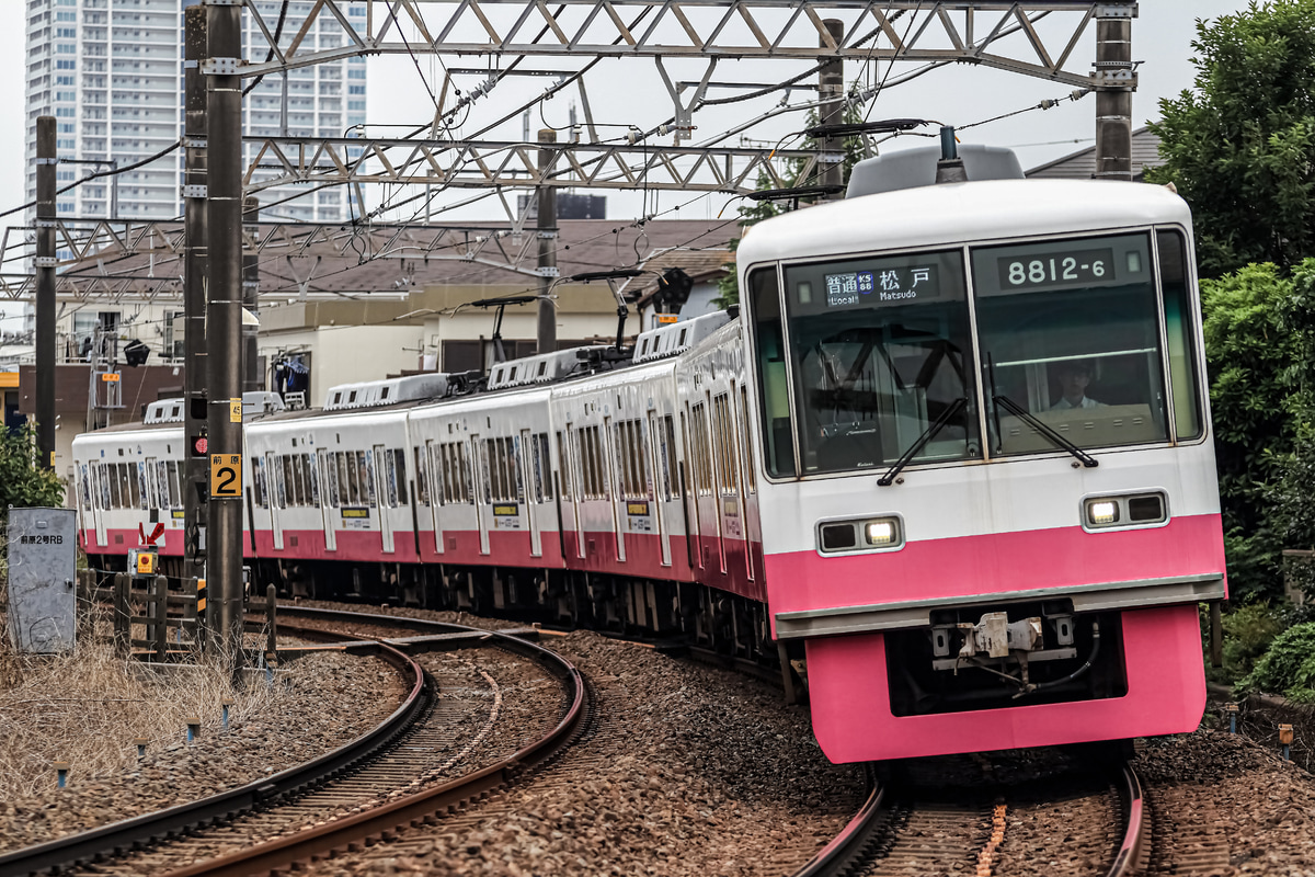 京成電鉄 くぬぎ山車両基地 8800形 8812F