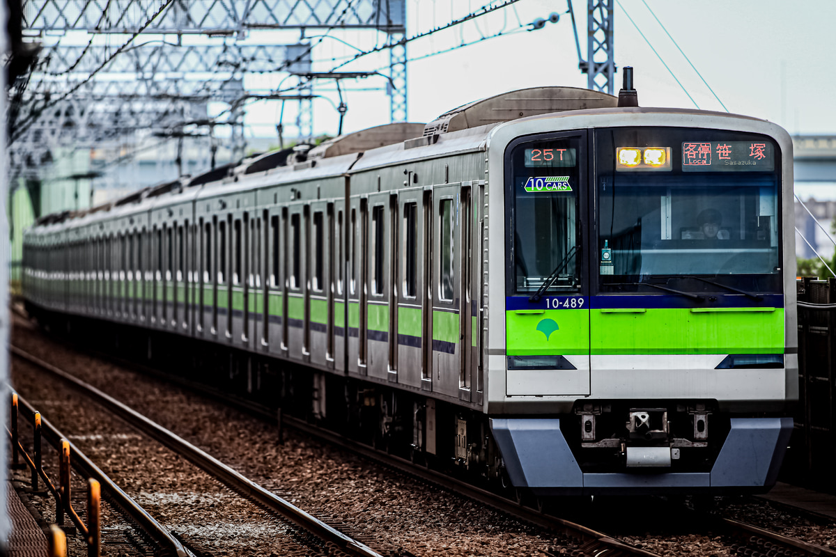 東京都交通局 大島車両検修場 10-300形 10-480F