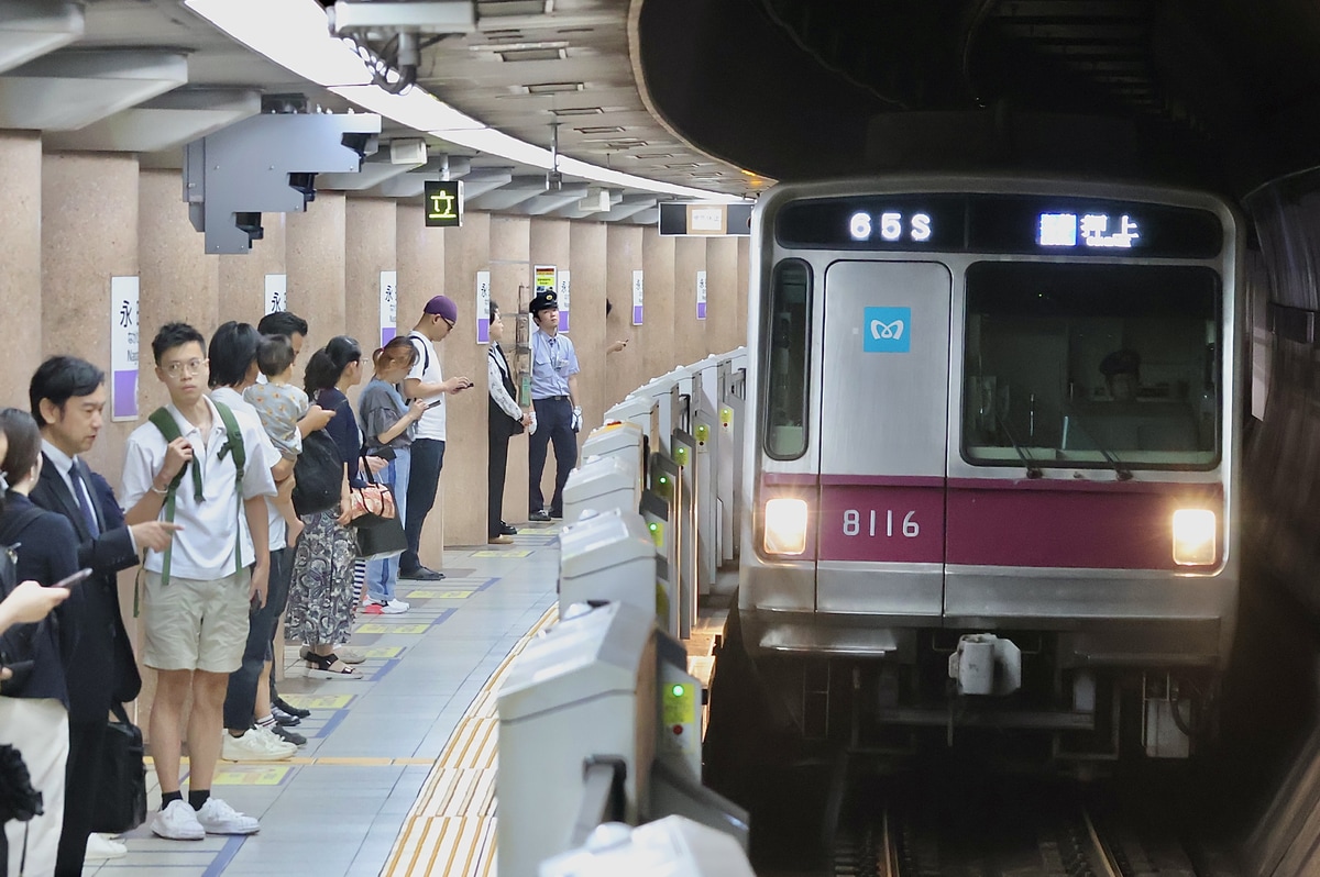 東京メトロ 鷺沼検車区 8000系 8116F
