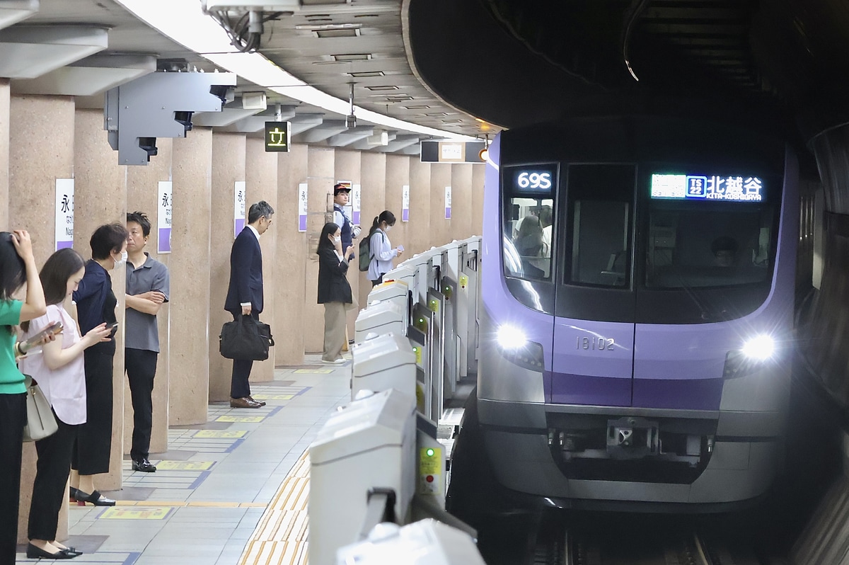 東京メトロ 鷺沼検車区 18000系 18102F