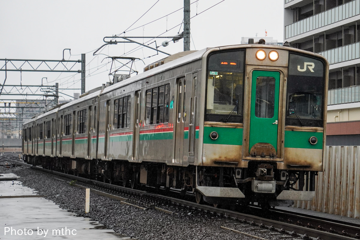 JR東日本 仙台車両センター 701系 センF4-16編成