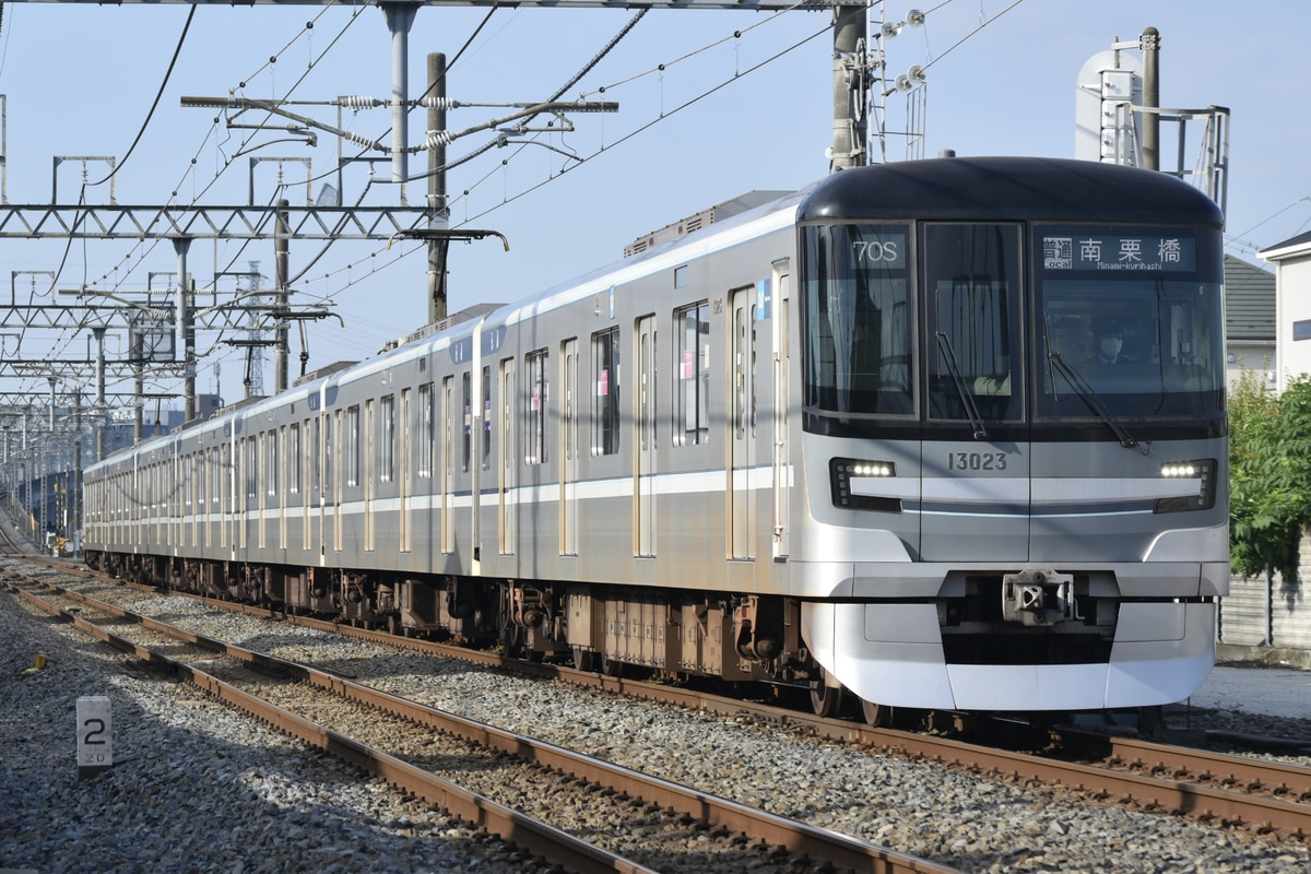 東京メトロ 千住検車区 13000系 13123F