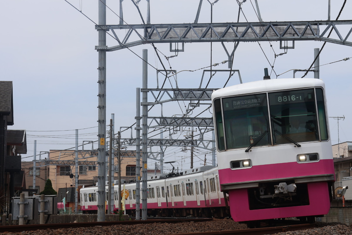 京成電鉄 くぬぎ山車両基地 8800形 8816F