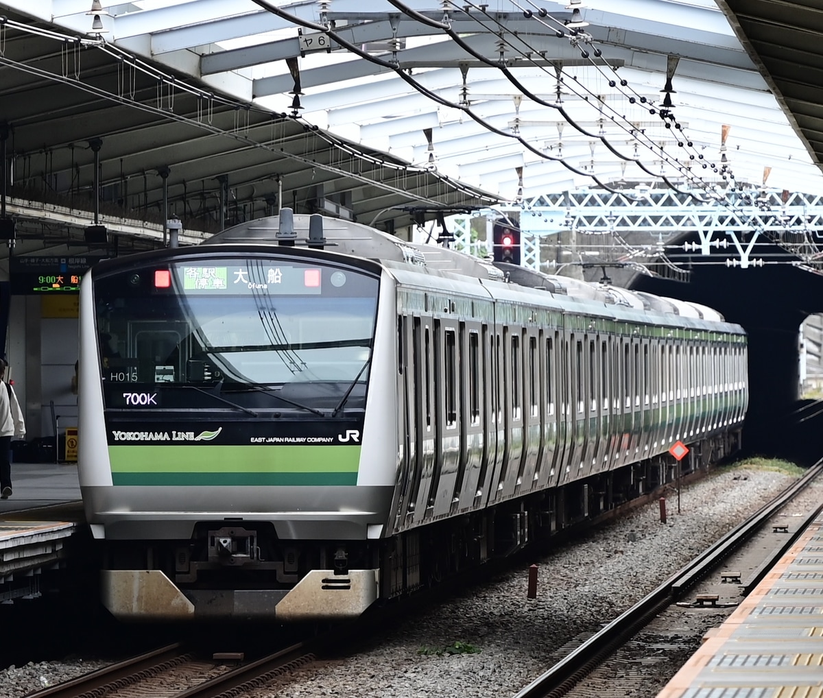 JR東日本 鎌倉車両センター東神奈川派出所 E233ー6000番台 HO15編成