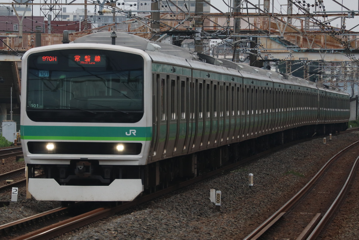 JR東日本 松戸車両センター本区 E231系 マト101編成