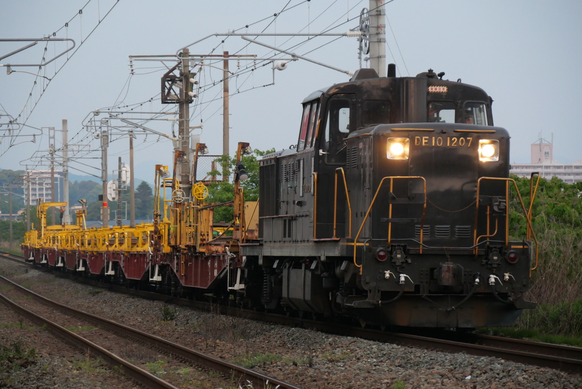 JR九州 熊本鉄道事業部熊本車両センター DE10、 1207