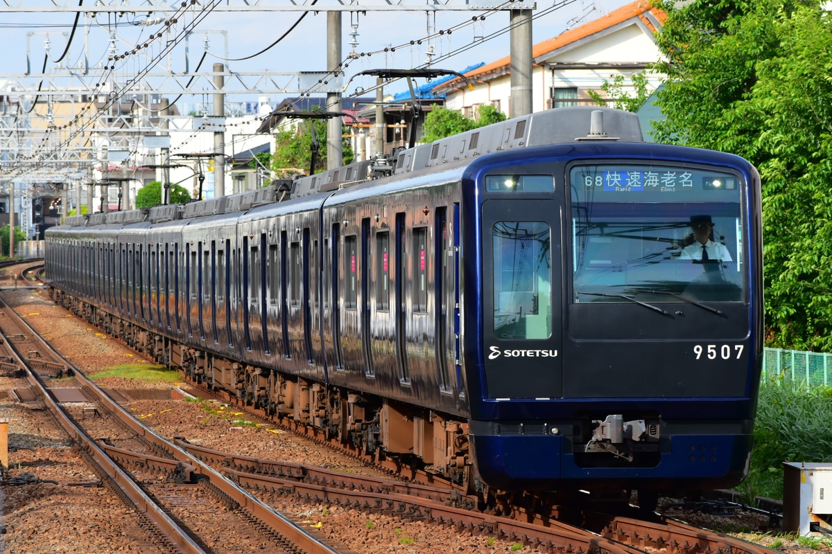 相模鉄道 かしわ台車両センター 9000系 9707F