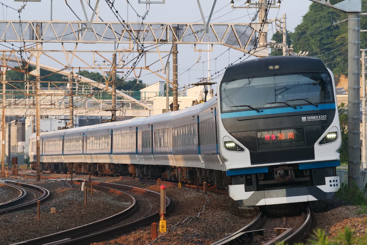 JR東日本 大宮総合車両センター本区 E257系 NA-06編成
