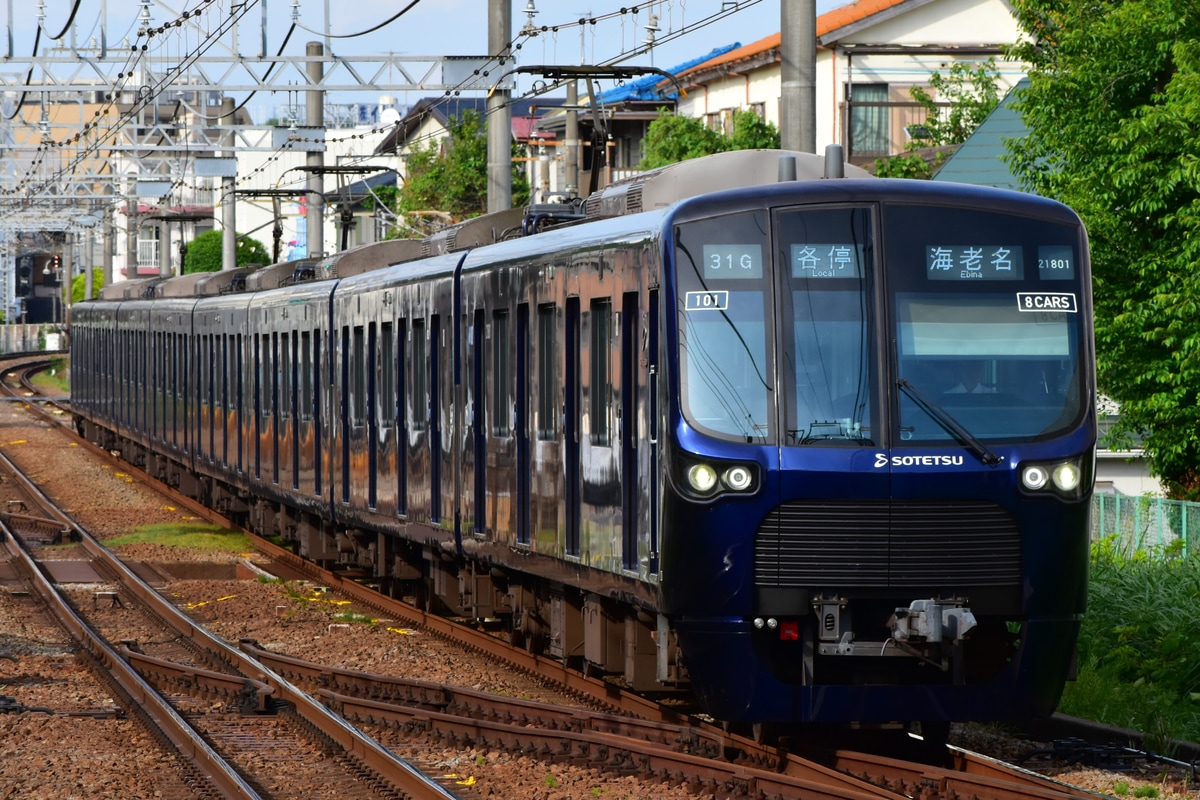 相模鉄道 かしわ台車両センター 21000系 21101F