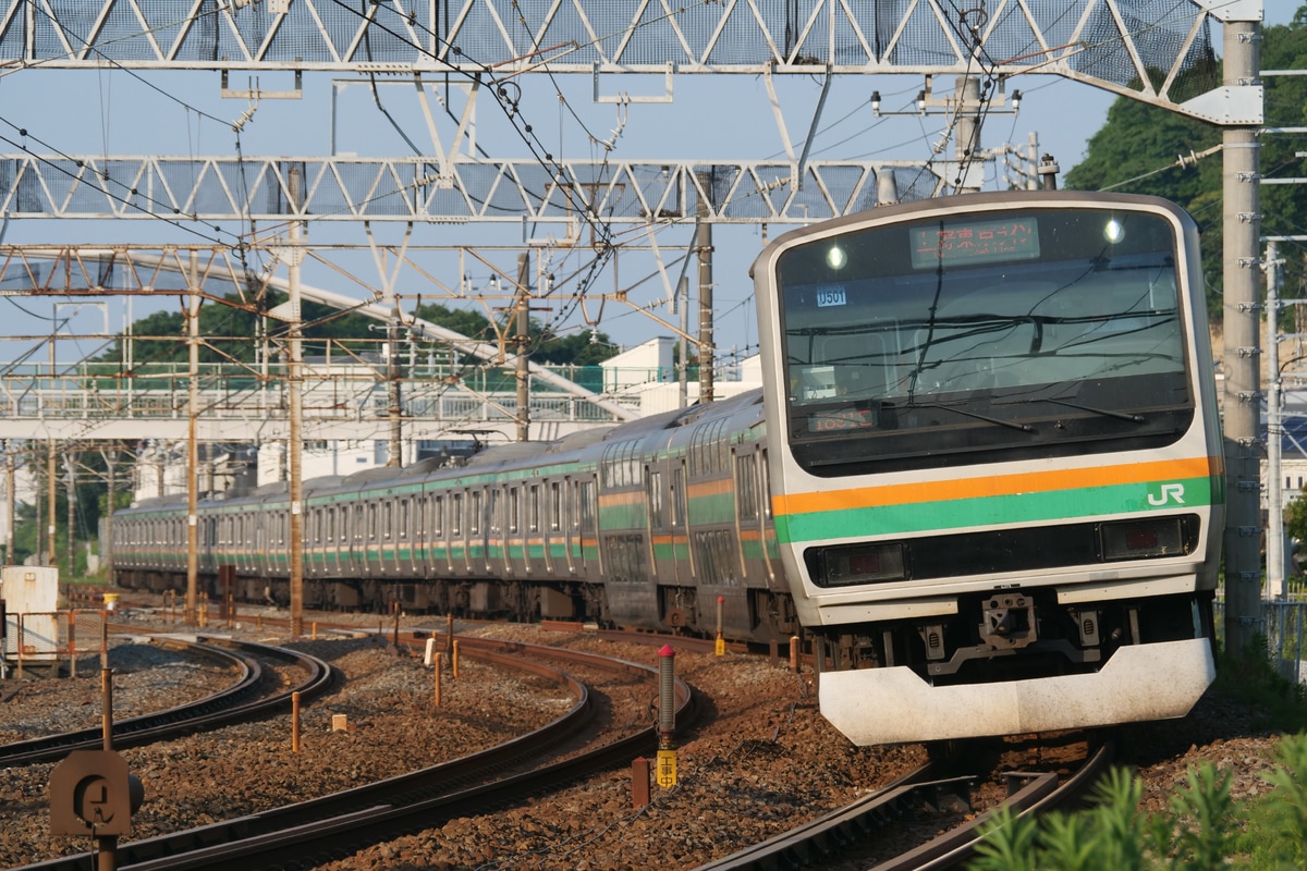 JR東日本 小山車両センター E231系 U501編成