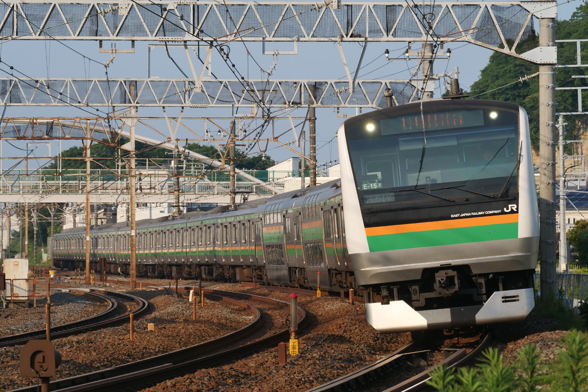 JR東日本 国府津車両センター E233系 E-15編成