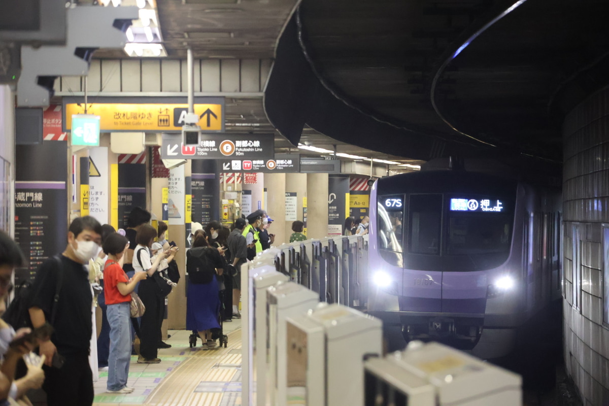 東京メトロ 鷺沼検車区 18000系 18107F