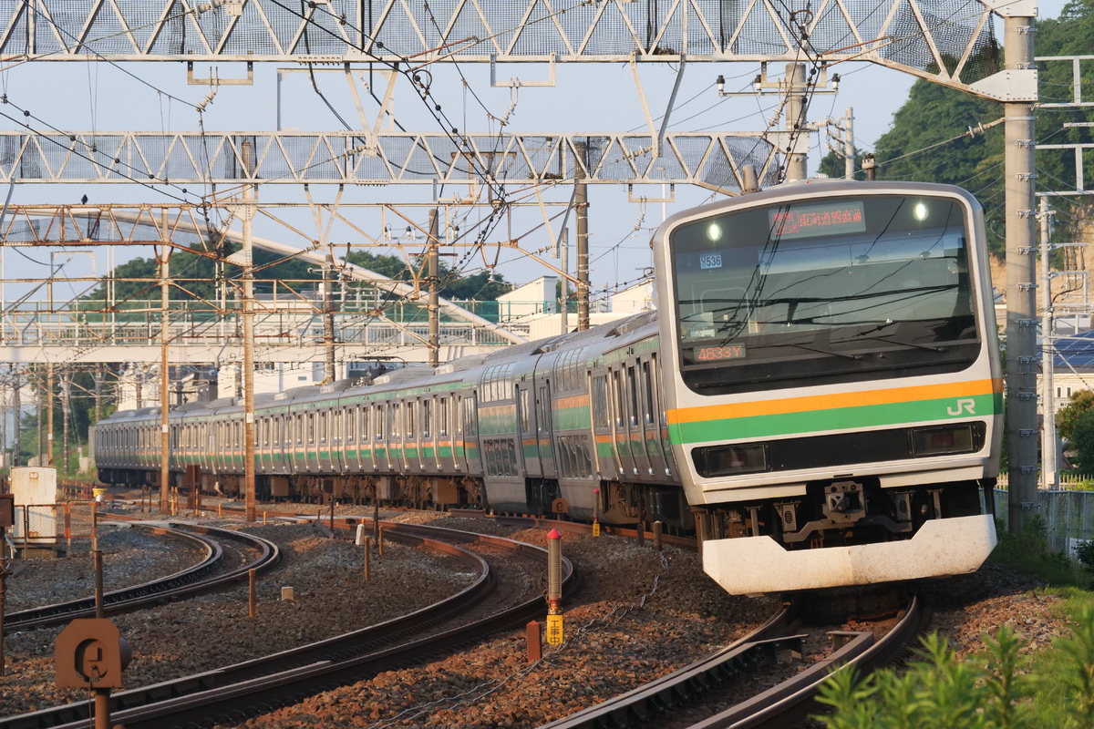 JR東日本 小山車両センター E231系 U536編成