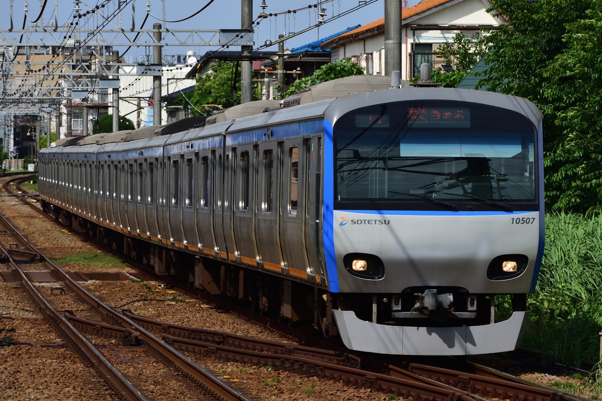 相模鉄道 かしわ台車両センター 10000系 10707F