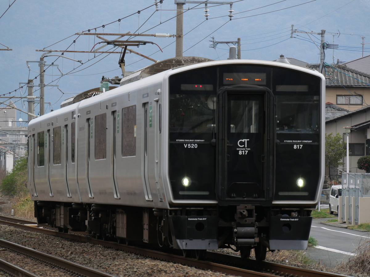 JR九州 熊本鉄道事業部熊本車両センター 817系 VT520