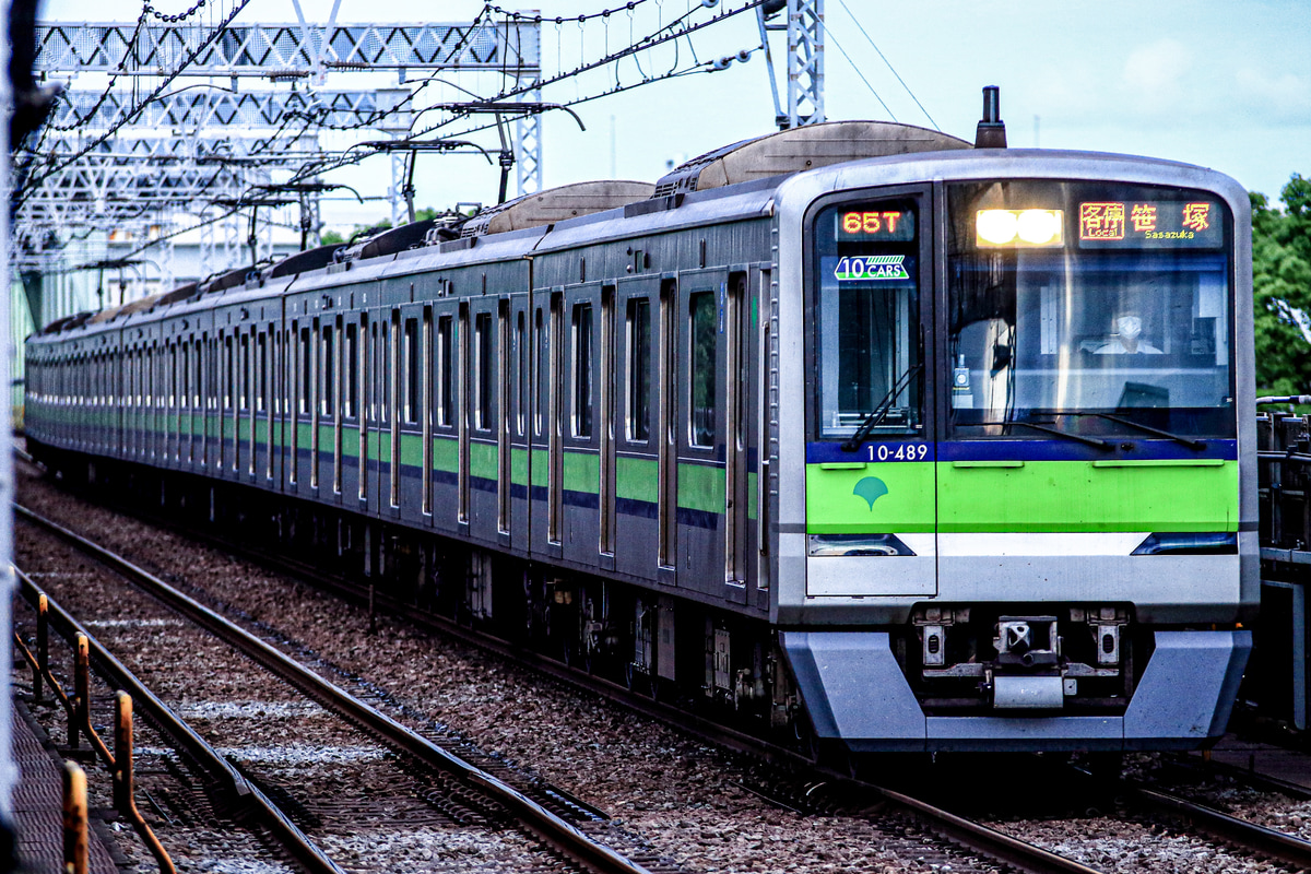 東京都交通局 大島車両検修場 10-300形 10-480F