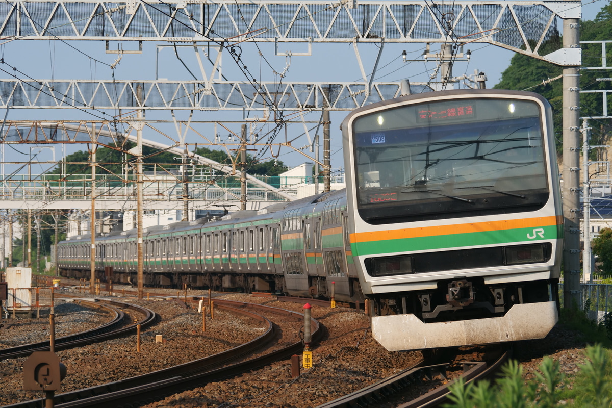 JR東日本 小山車両センター E231系 U508編成