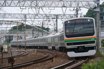 JR東日本E231系U507編成を大船～藤沢間で撮影した画像