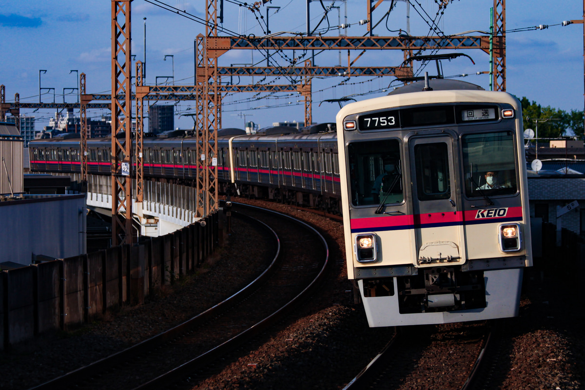 京王電鉄 若葉台工場 7000系 7703f