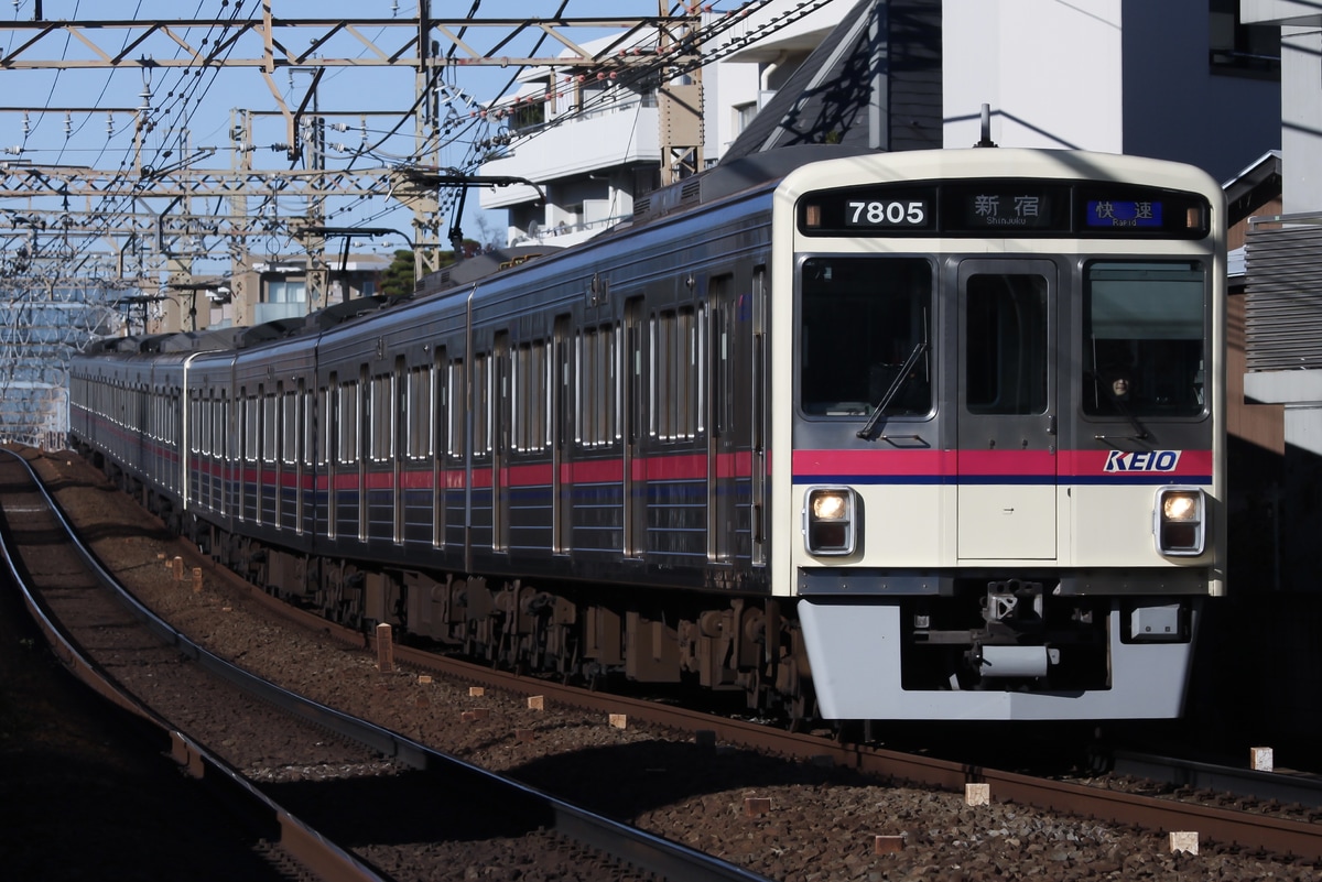 京王電鉄 若葉台検車区 7000系 7805f