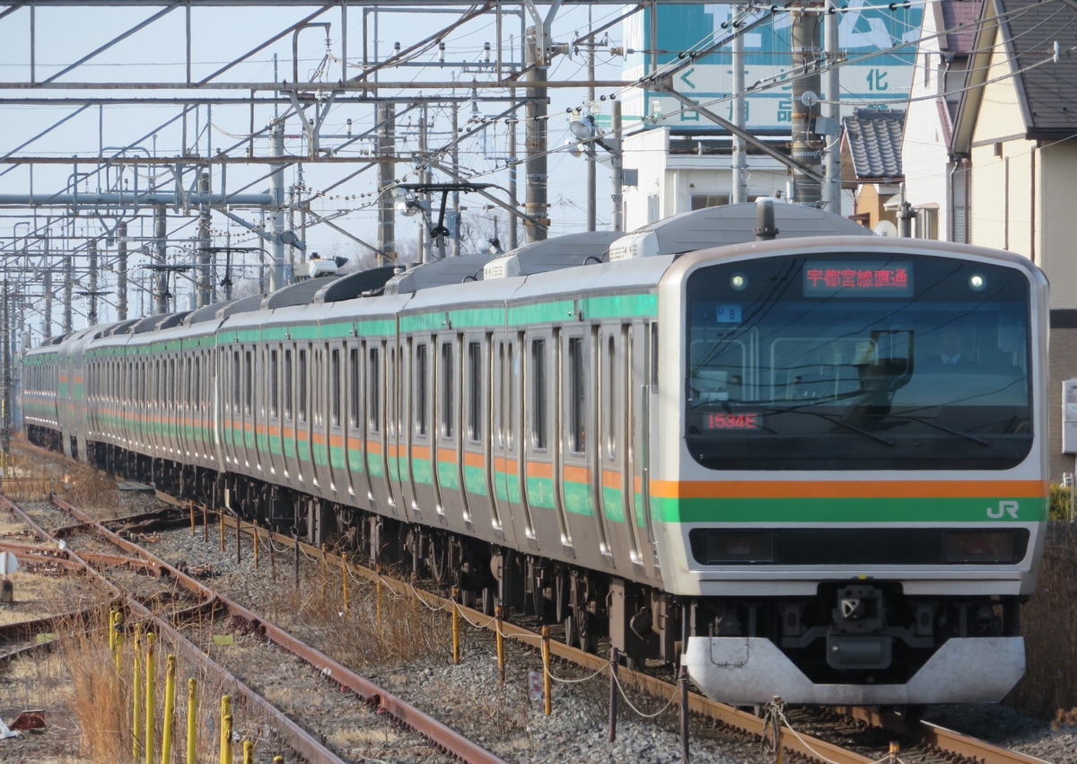 JR東日本 小山車両センター E231系 ヤマU8編成