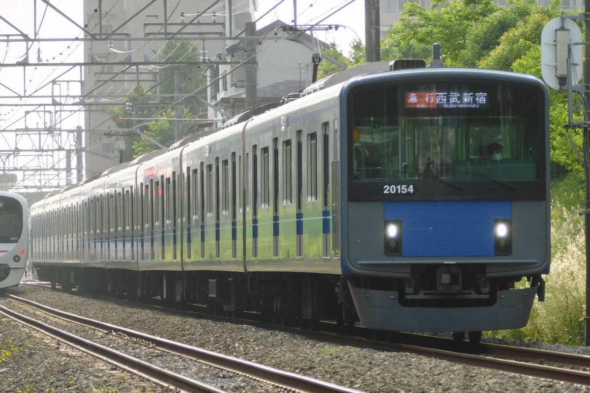西武鉄道 南入曽車両基地 20000系 20154F
