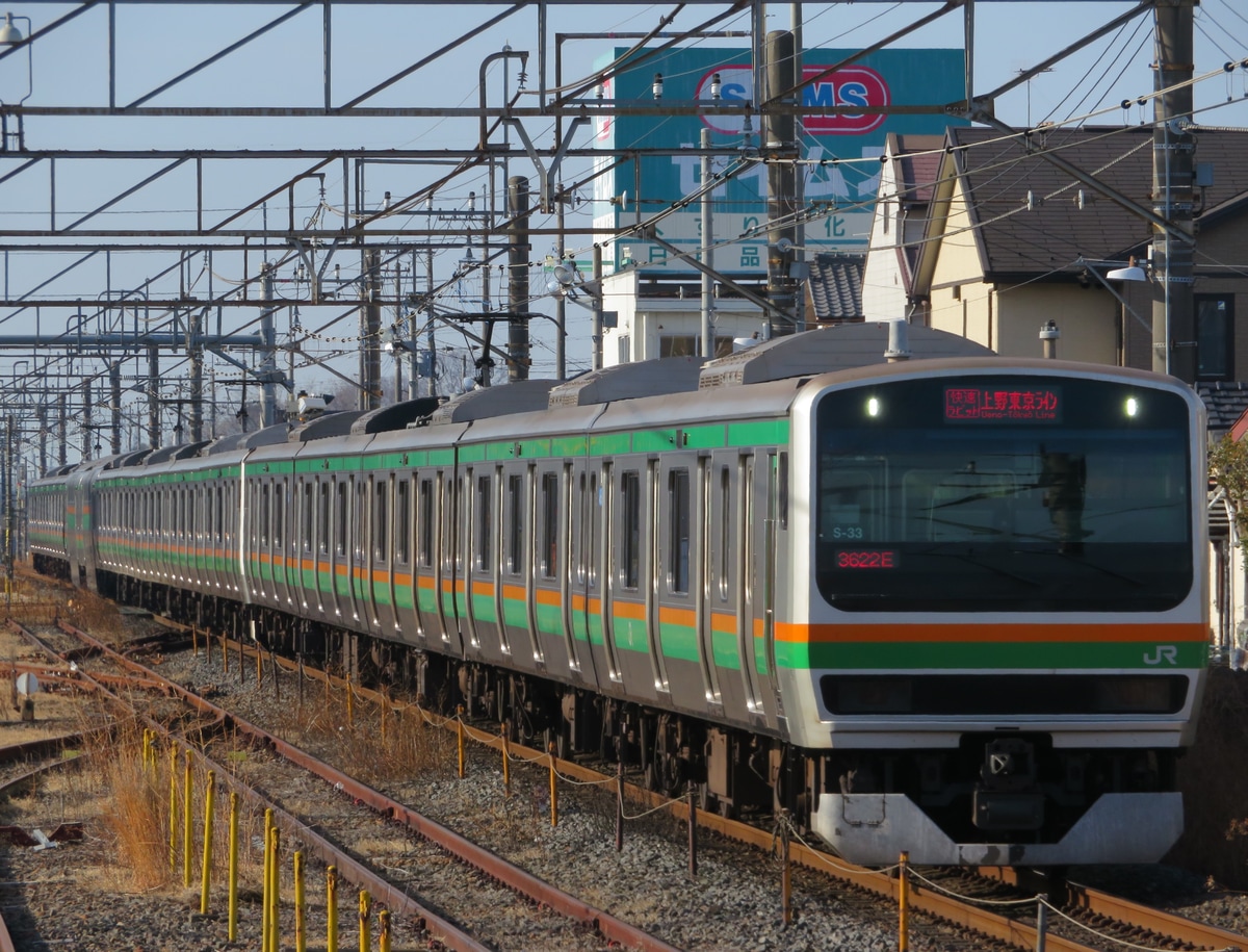JR東日本 国府津車両センター E231系 コツS-33編成