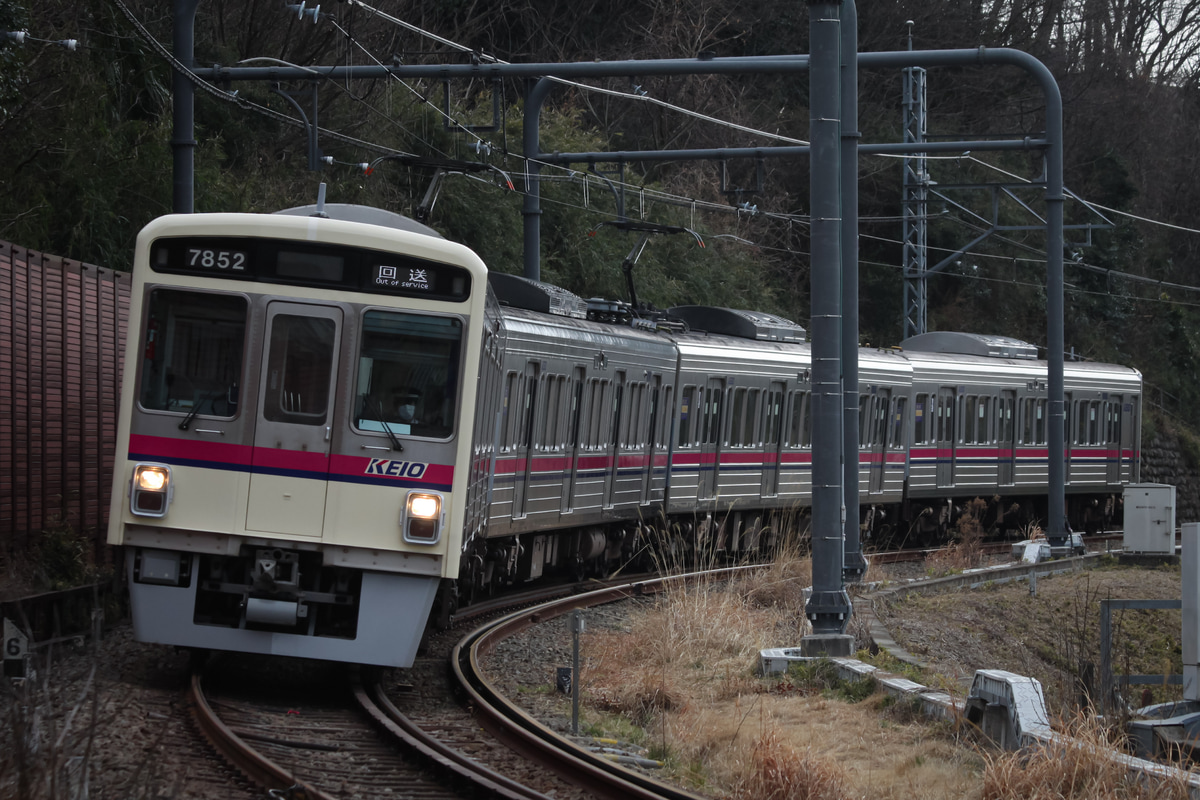 京王電鉄 若葉台検車区 7000系 7802f