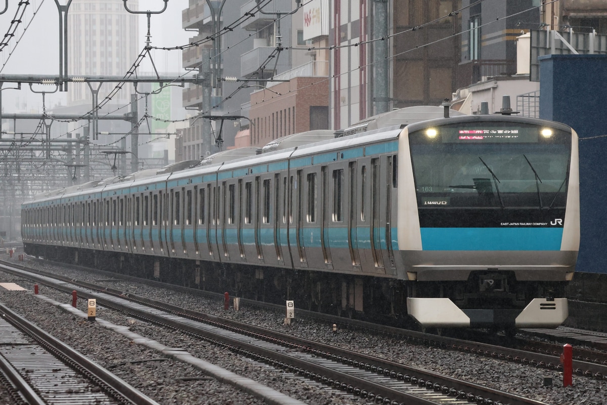 JR東日本 さいたま車両センター E233系 サイ163編成
