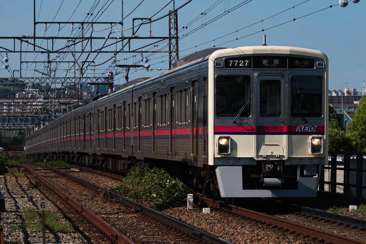 京王電鉄 若葉台工場 7000系 7727f