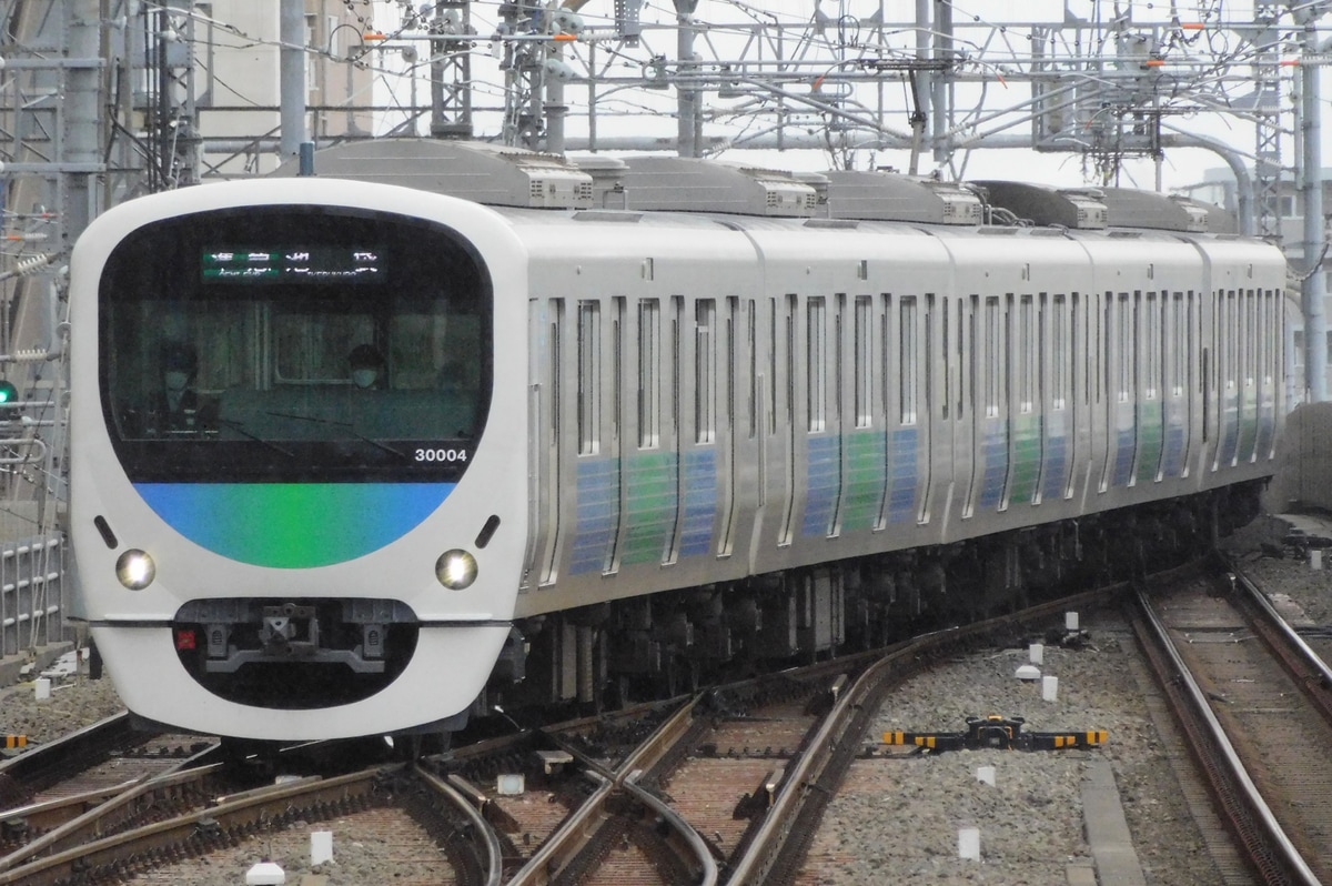 西武鉄道 玉川上水車両基地 30000系 30104F