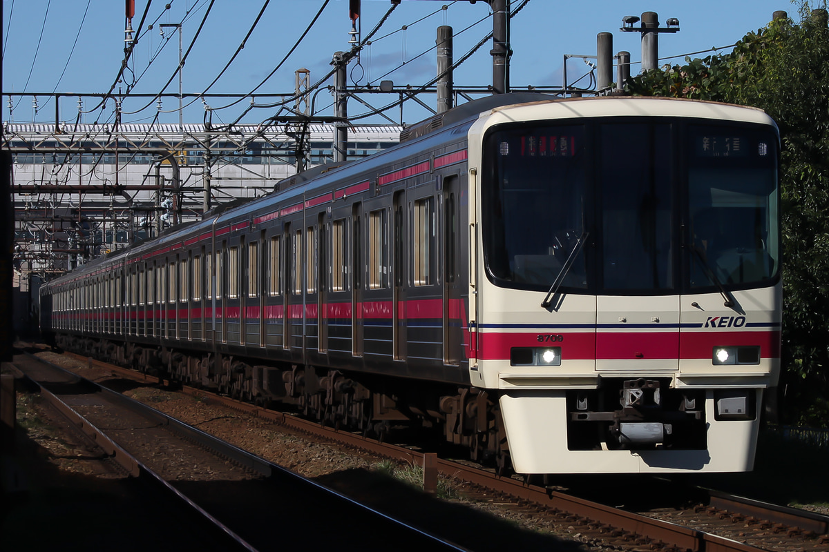 京王電鉄 若葉台検車区 8000系 8709f