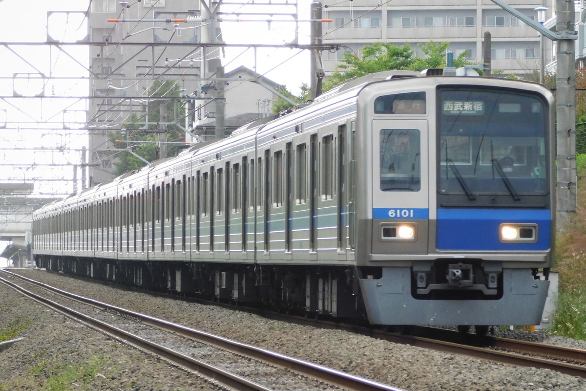 西武鉄道 玉川上水車両基地 6000系 6101F
