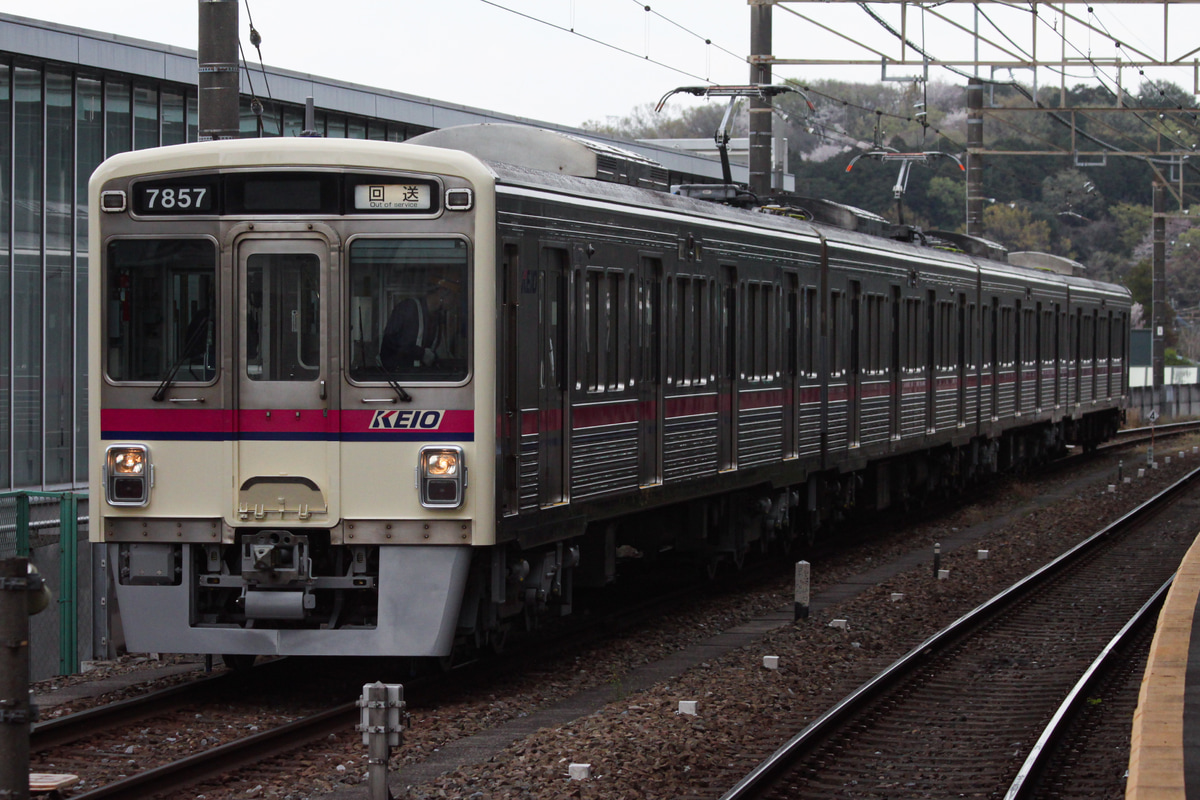 京王電鉄 若葉台検車区 7000系 7807f