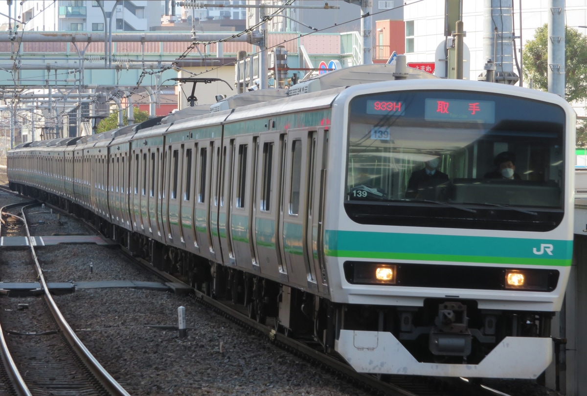 JR東日本 松戸車両センター本区 E231系 マト139編成