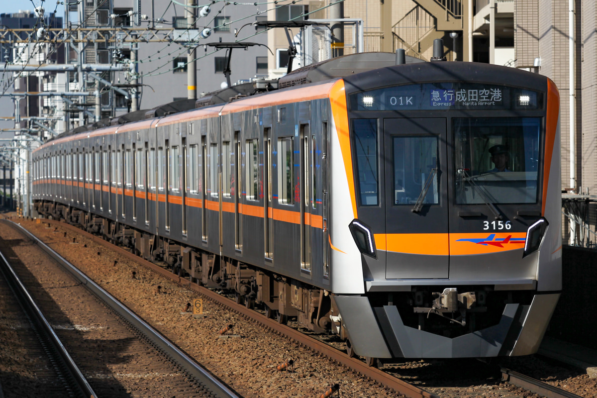 京成電鉄 宗吾車両基地 3100形 3156F